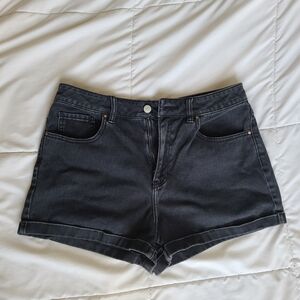 PacSun Black Denim Shorts